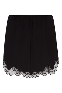 Шерстяная юбка с фигурным краем No21