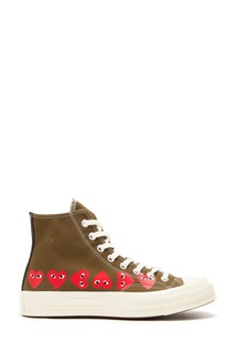 Высокие кеды Comme des Garçons PLAY x Converse Chuck 70