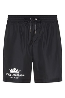 Черные шорты для плавания Dolce&Gabbana