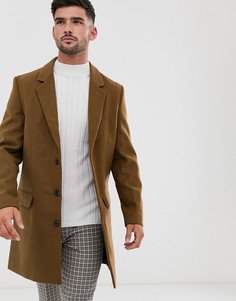 Светло-коричневое пальто New Look - Коричневый