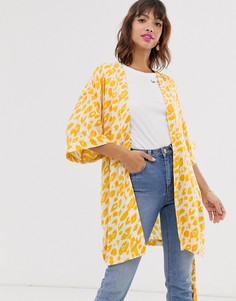 Кимоно с леопардовым принтом Ichi - Мульти