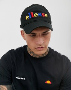 Черная кепка с разноцветным логотипом ellesse Lunack - Черный