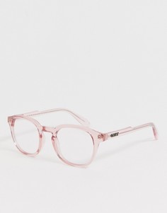 Розовые очки в круглой оправе Quay Australia - Розовый