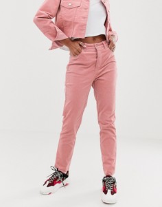 Вельветовые джинсы в винтажном стиле Signature 8 - Розовый