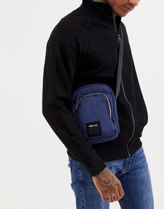 Синяя джинсовая сумка через плечо с логотипом Replay - Синий