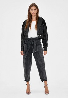 Куртка кожаная Bershka 