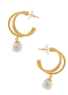 Серьги E_ELIZA_G gold Cosmos
