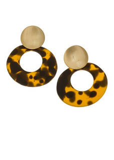 Серьги E_KONM_LEO leopard Cosmos