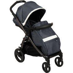 Коляска прогулочная Peg-Perego BOOK PLUS POP UP, с шасси BOOK 51 TITANIA Luxe Mirage (серый) GL000923740