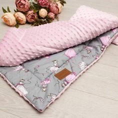 Плед AmaroBaby РАСТЕМ ВМЕСТЕ 95х85 хлопок / minky МЕЧТА