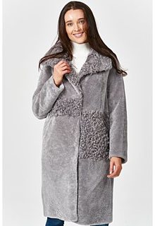 Утепленная шуба из овчины Virtuale Fur Collection