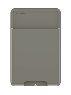 Чехол для карт Baseus Back Stick Silicone Card Bag Dark Grey ACKD-A0G