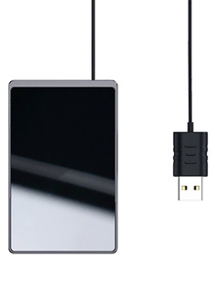 Зарядное устройство Baseus Card Ultra-Thin Wireless Charger 15W + USB Cable 1m Black WX01B-01
