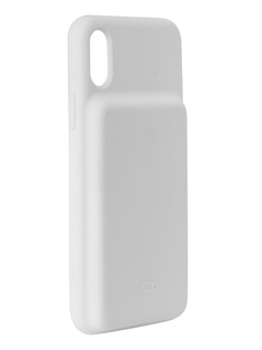Чехол-аккумулятор Baseus для APPLE iPhone XS Silicone Smart Backpack Power White ACAPIPH58-ABJ02