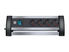 Сетевой фильтр Brennenstuhl Alu-Office-Line 4 Sockets 1.8m 1394000414