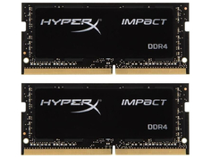 Модуль памяти HyperX Impact DDR4 SODIMM 3200MHz PC4-25600 CL20 - 32Gb KIT (2x16Gb) HX432S20IBK2/32 Kingston