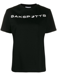 Saks Potts футболка с логотипом