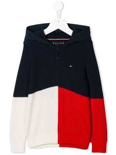 Tommy Hilfiger Junior худи в стиле колор-блок