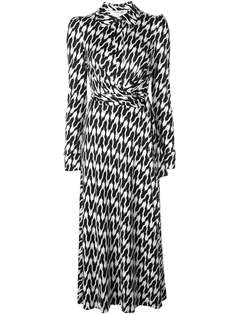 Diane von Furstenberg платье-рубашка с принтом