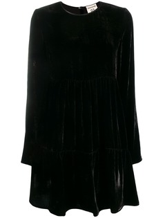 Semicouture расклешенное платье с длинными рукавами