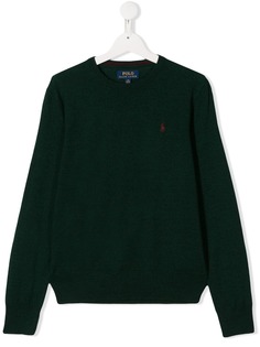 Ralph Lauren Kids джемпер с вышитым логотипом