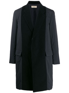 Maison Flaneur пальто с контрастной отделкой
