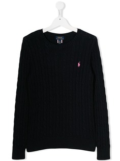 Ralph Lauren Kids вязаная толстовка