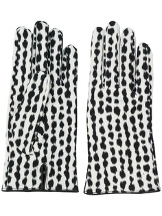 Raf Simons перчатки с абстрактным узором
