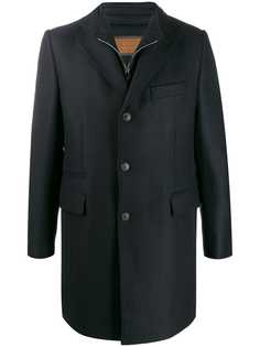 Corneliani однобортное фактурное пальто