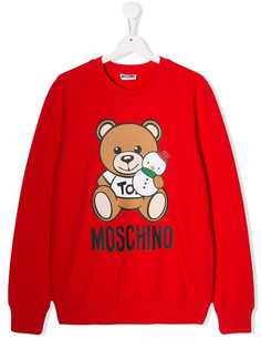 Moschino Kids толстовка с логотипом Teddy
