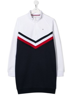 Tommy Hilfiger Junior платье-толстовка с высоким воротником