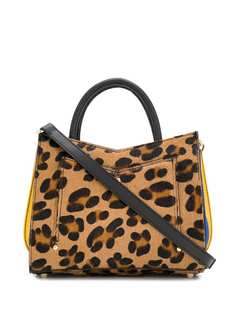 Sara Battaglia сумка на плечо с леопардовым принтом