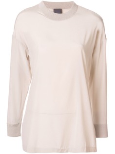 Lorena Antoniazzi топ с воротником в рубчик