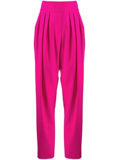 Attico high-waisted pull-on trousers