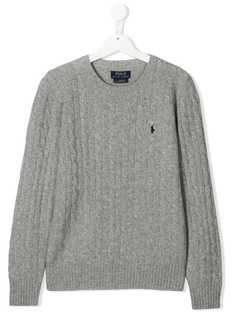 Ralph Lauren Kids джемпер фактурной вязки
