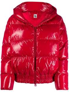 Bacon zipped puffer jacket