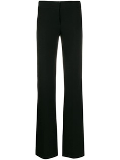 Genny creased flared trousers