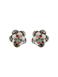 Miu Miu серьги с поделочными камнями