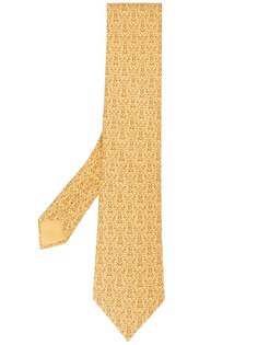 Hermès Pre-Owned галстук 2000-х годов с логотипом