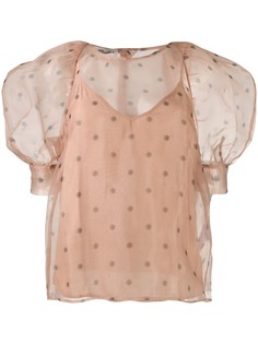 Baum Und Pferdgarten puff-shoulder blouse