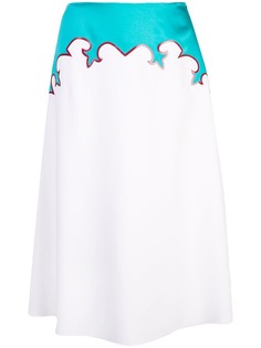 Ralph Lauren двухцветная юбка А-силуэта