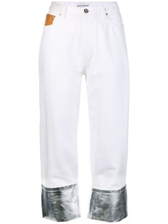 Paco Rabanne metallic hem trousers