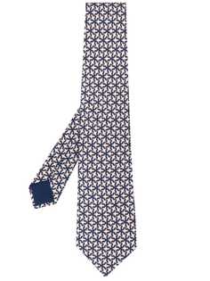 Hermès Pre-Owned галстук 2000-х годов с принтом