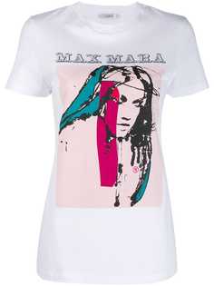 Max Mara футболка с графичным принтом