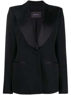 Mugler атласный блейзер
