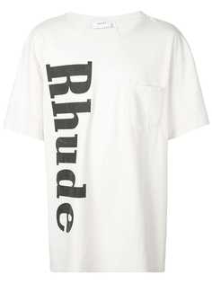 Rhude футболка с логотипом