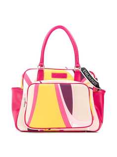 Emilio Pucci Junior сумка для мамы с абстрактным принтом
