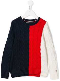 Tommy Hilfiger Junior джемпер в стиле колор-блок
