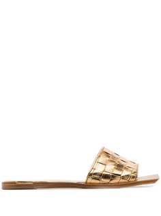 Bottega Veneta сандалии с плетением Intrecciato
