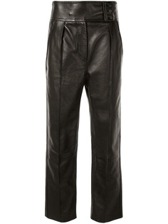 Petar Petrov Hira high-rise leather trousers